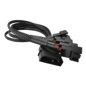 IDE Molex 4pin Connector to 3Pin/4 Pin Cooler Cooling fan Chassis fan Adapter Splitter Power