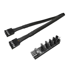 4-pins Molex TX4 PWM CPU Cooler Chasis Cooling Fan Power Cable Hub Splitter Adapter