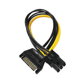 Power Cable SATA Power supply line 15 Pin To 6 Pin PCI EXPRESS Sata Graphics Converter Adapter Cable