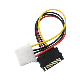 PC Computer 4Pin IDE Molex Female to 15Pin SATA Male F/M Adapter Power Cable Cord Power supply line