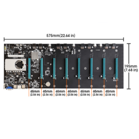 S37 Motherboard for CPU Set 8 Video Card Slot for DDR3 Memory Integrated VGA Interface Low Power
