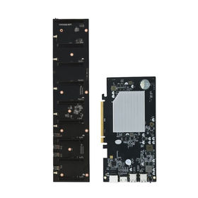 ETH-HSW3 Miner Motherboard Kit Support DDR3 Sodimm Intel4 MSATA 8PCIE 16X 4 USB 67mm