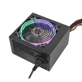 Computer psu ATX Case 250W Refurbished PSU Desktop PC Used Renew Power Supply with RGB fan